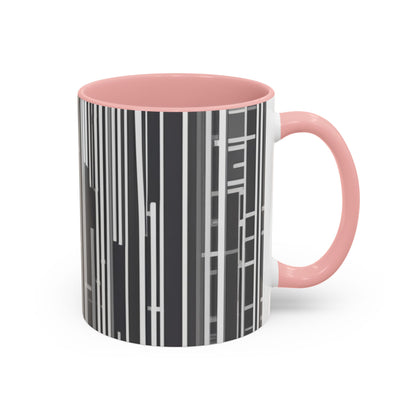 boostlete-boost-mode-pattern-barcode-blueprint-0463 — Accent Mug 11/15oz