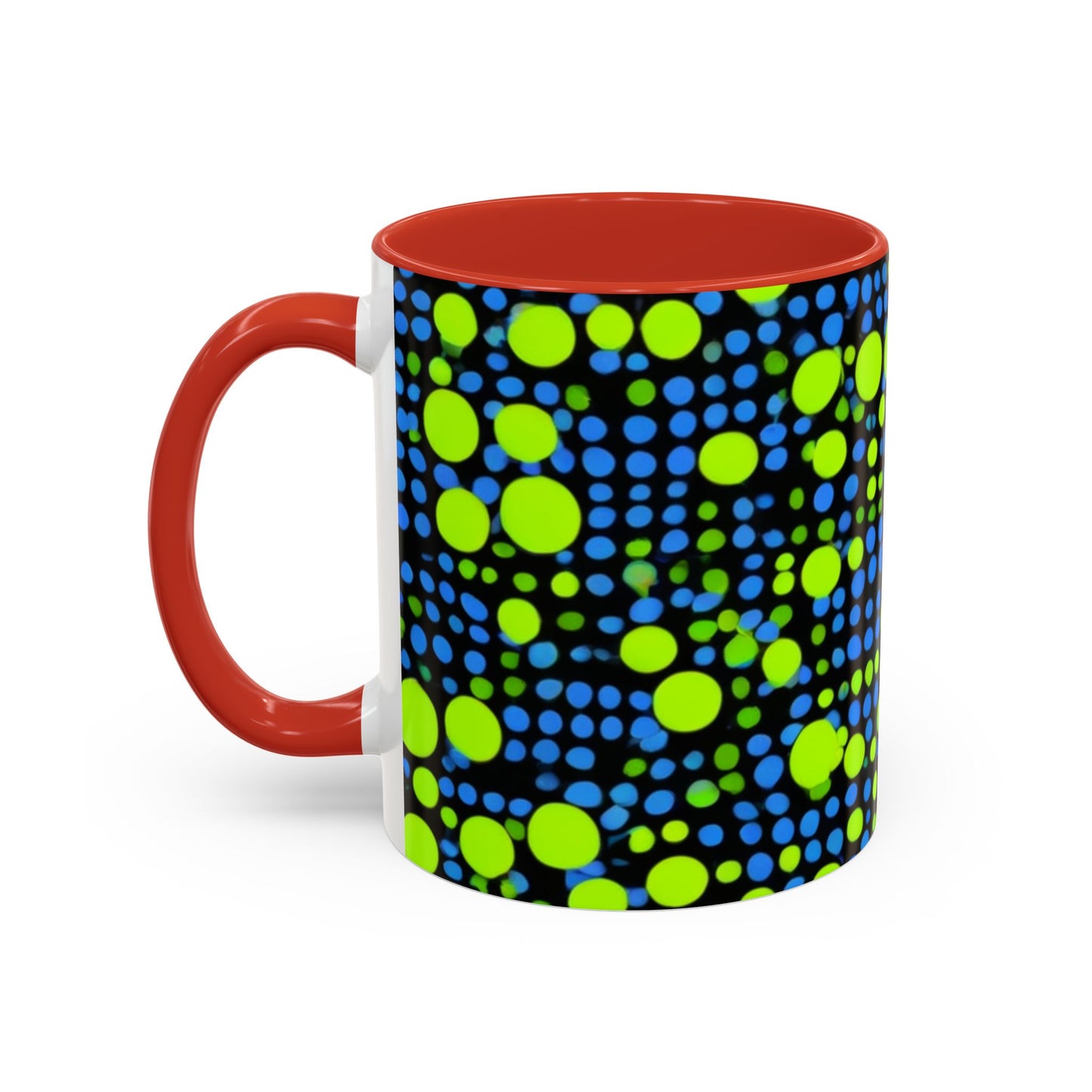 boostlete-mile-by-mile-pattern-dotted-geometric-0071 — Accent Mug 11oz/15oz