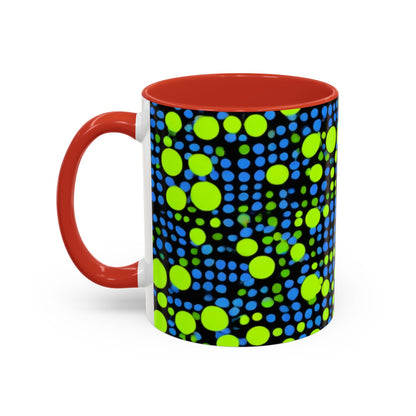 boostlete-mile-by-mile-pattern-dotted-geometric-0071 — Accent Mug 11oz/15oz