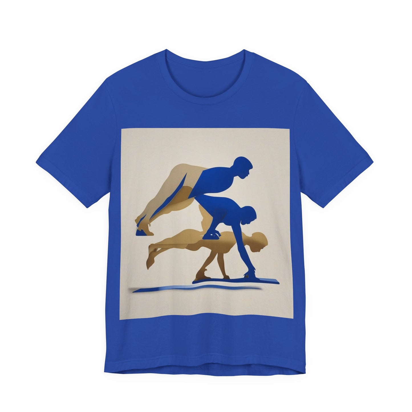 boostlete-mile-by-mile-scene-push-up-duotone-paper-0040 — Unisex Jersey Short Sleeve (B+C 3001)