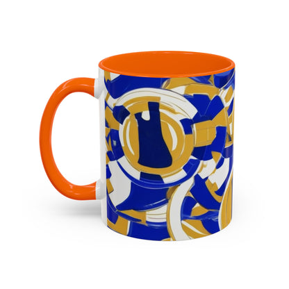 boostlete-field-day-icon-barbell-grainy-line-art-0906 — Accent Mug 11/15oz