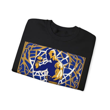 boostlete-field-day-scene-boxer-offset-paper-0776 — Unisex Heavy Blend Crewneck (G18000)