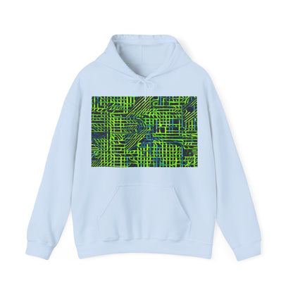 boostlete-quiet-power-pattern-stair-steps-industrial-0751 — Unisex Heavy Blend Hoodie (G18500)