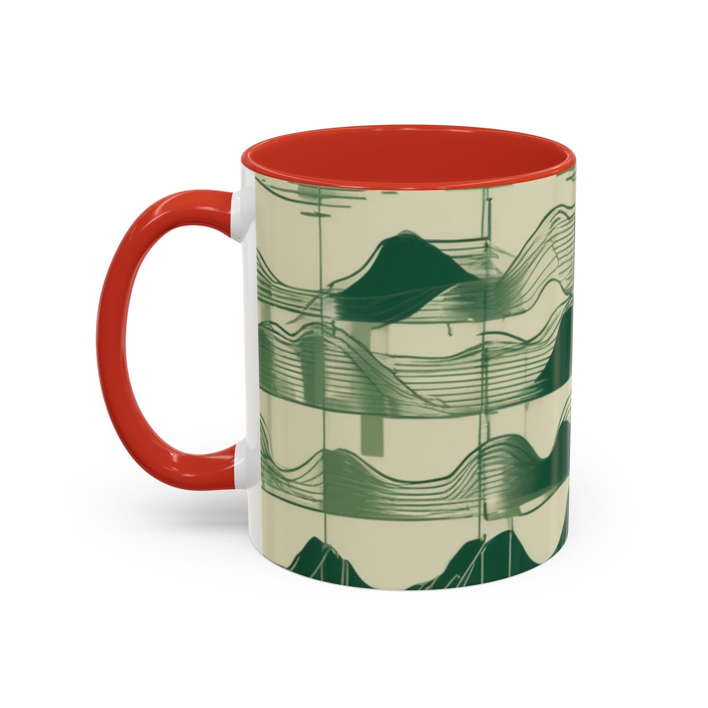 boostlete-mile-by-mile-pattern-audio-blueprint-0971 — Accent Mug 11/15oz