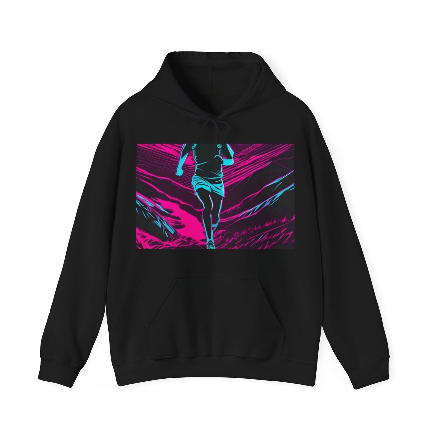 boostlete-am-crew-scene-trail-high-modern-0980 — Unisex Heavy Blend Hoodie (G18500)
