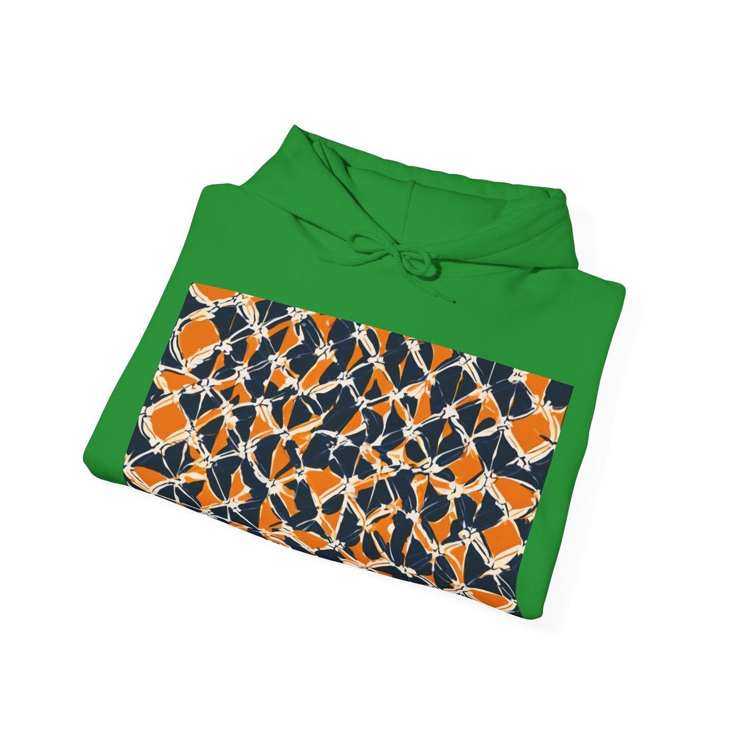 boostlete-headspace-pattern-plate-number-badge-0387 — Unisex Heavy Blend Hoodie (G18500)