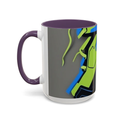 boostlete-quiet-power-icon-sneaker-duotone-paper-0066 — Accent Mug 11oz/15oz