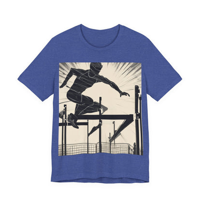 boostlete-iron-intent-scene-hurdler-speed-blueprint-0152 — Unisex Jersey Short Sleeve (B+C 3001)