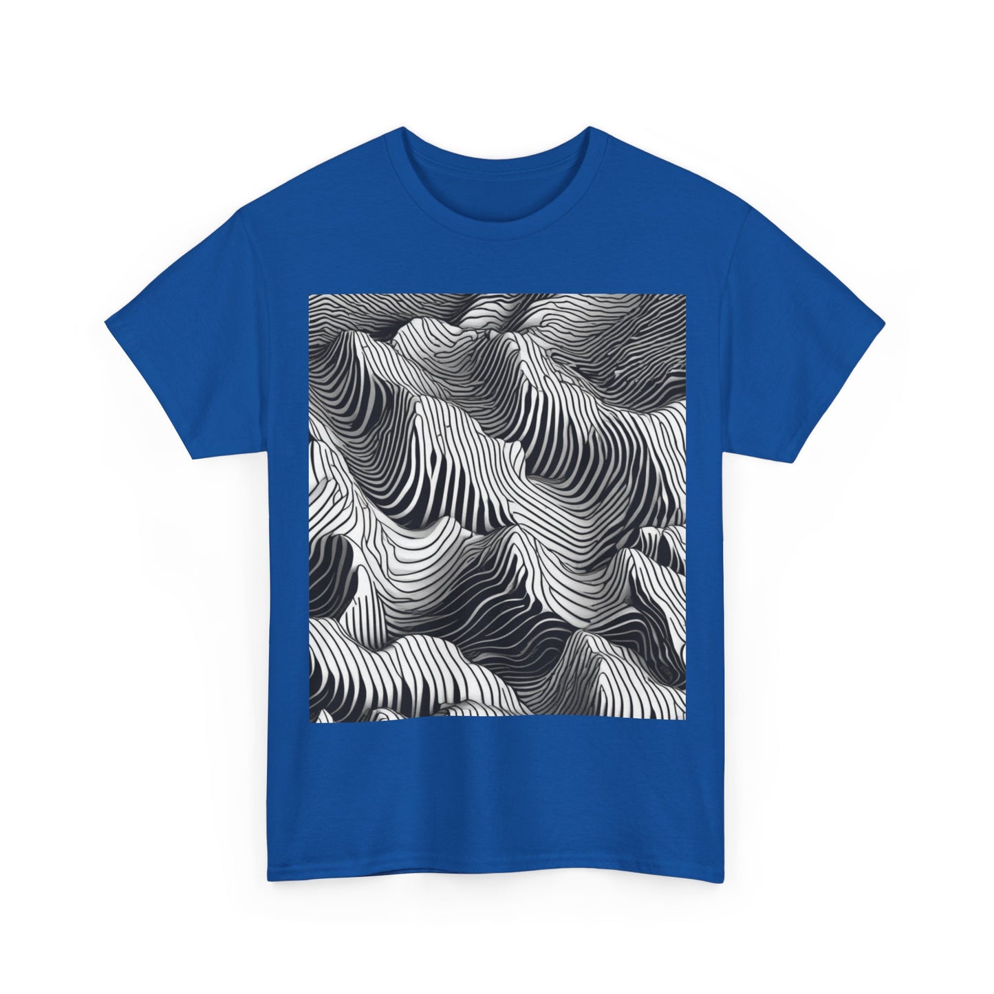 boostlete-field-day-pattern-topographic-isometric-0211 — Unisex Heavy Cotton Tee (Gildan 5000)
