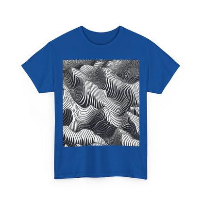 boostlete-field-day-pattern-topographic-isometric-0211 — Unisex Heavy Cotton Tee (Gildan 5000)