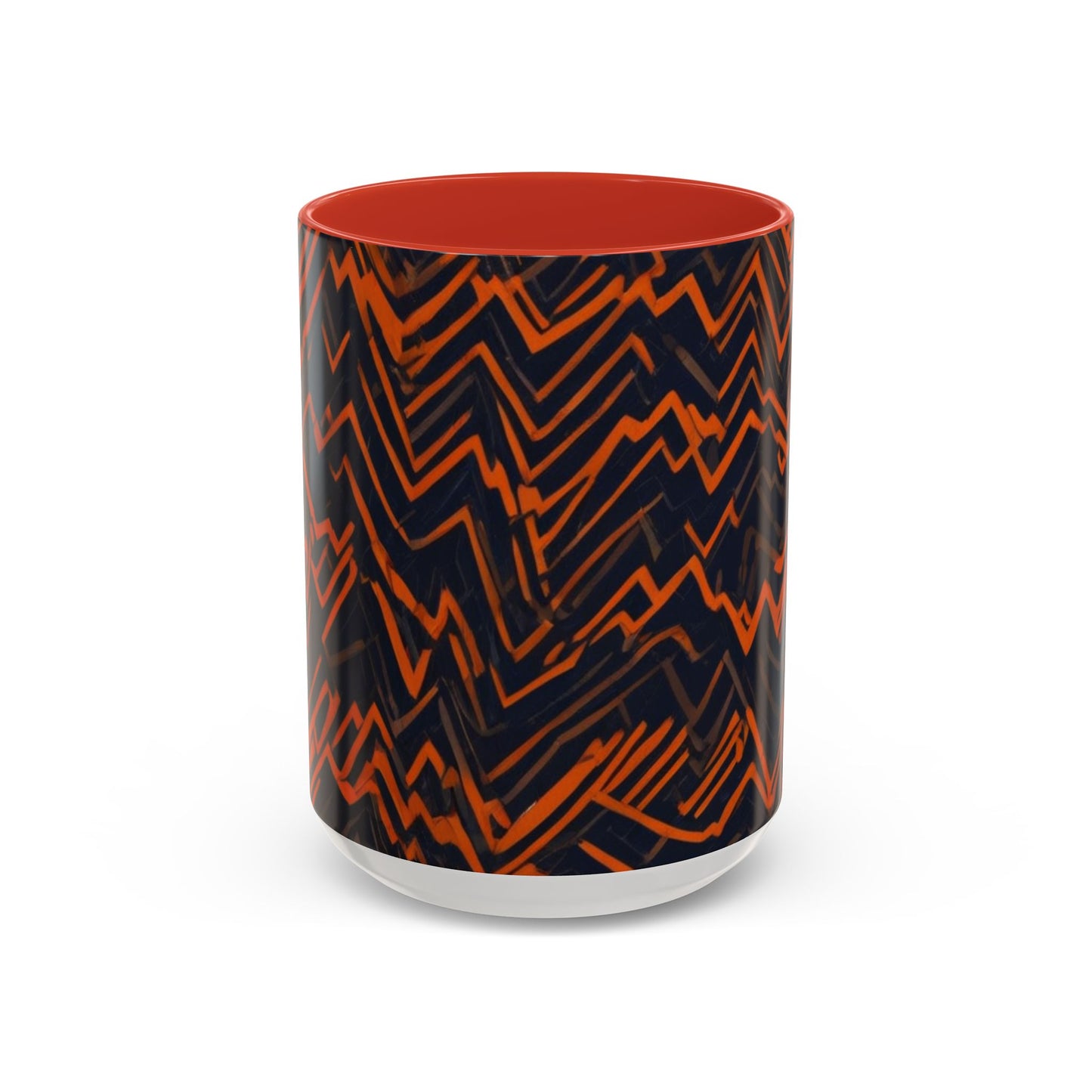 boostlete-rise-grind-pattern-ekg-modern-0155 — Accent Mug 11oz/15oz