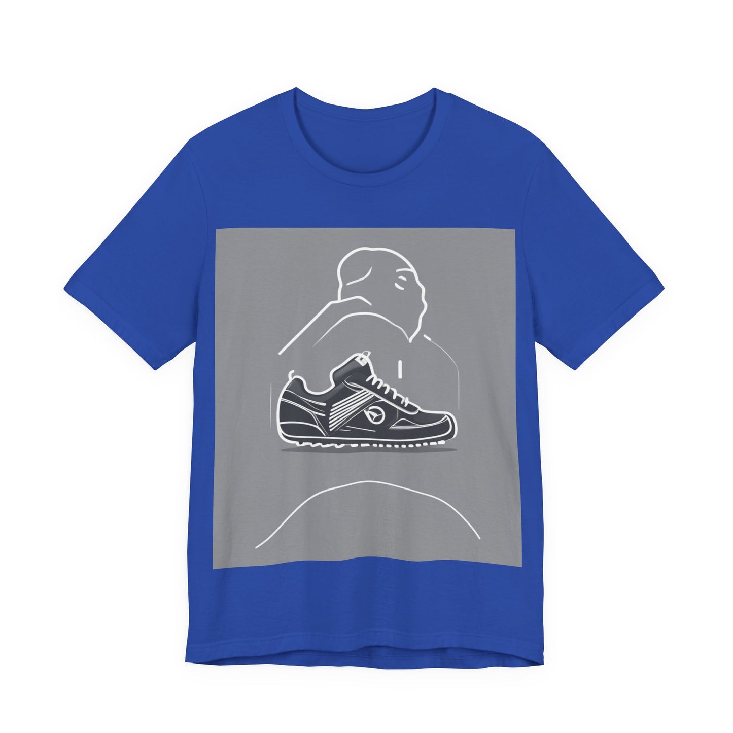 boostlete-boost-mode-icon-sneaker-offset-vector-0166 — Unisex Jersey Short Sleeve (B+C 3001)