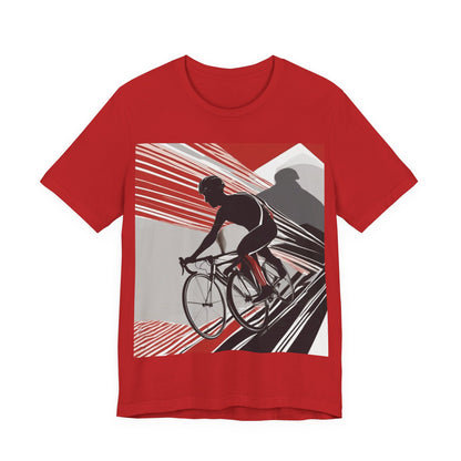 boostlete-boost-mode-scene-cyclist-speed-geometric-0208 — Unisex Jersey Short Sleeve (B+C 3001)
