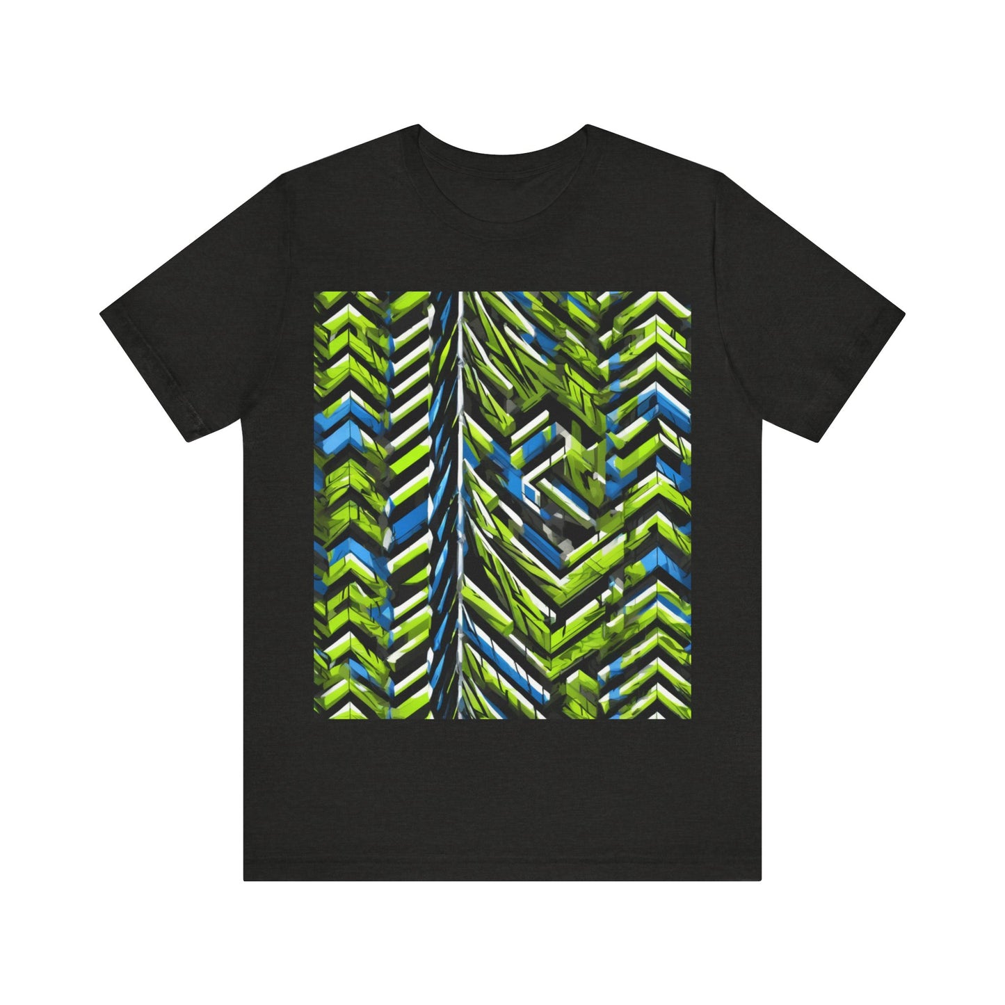 boostlete-rise-grind-pattern-chevron-isometric-0195 — Unisex Jersey Short Sleeve (B+C 3001)