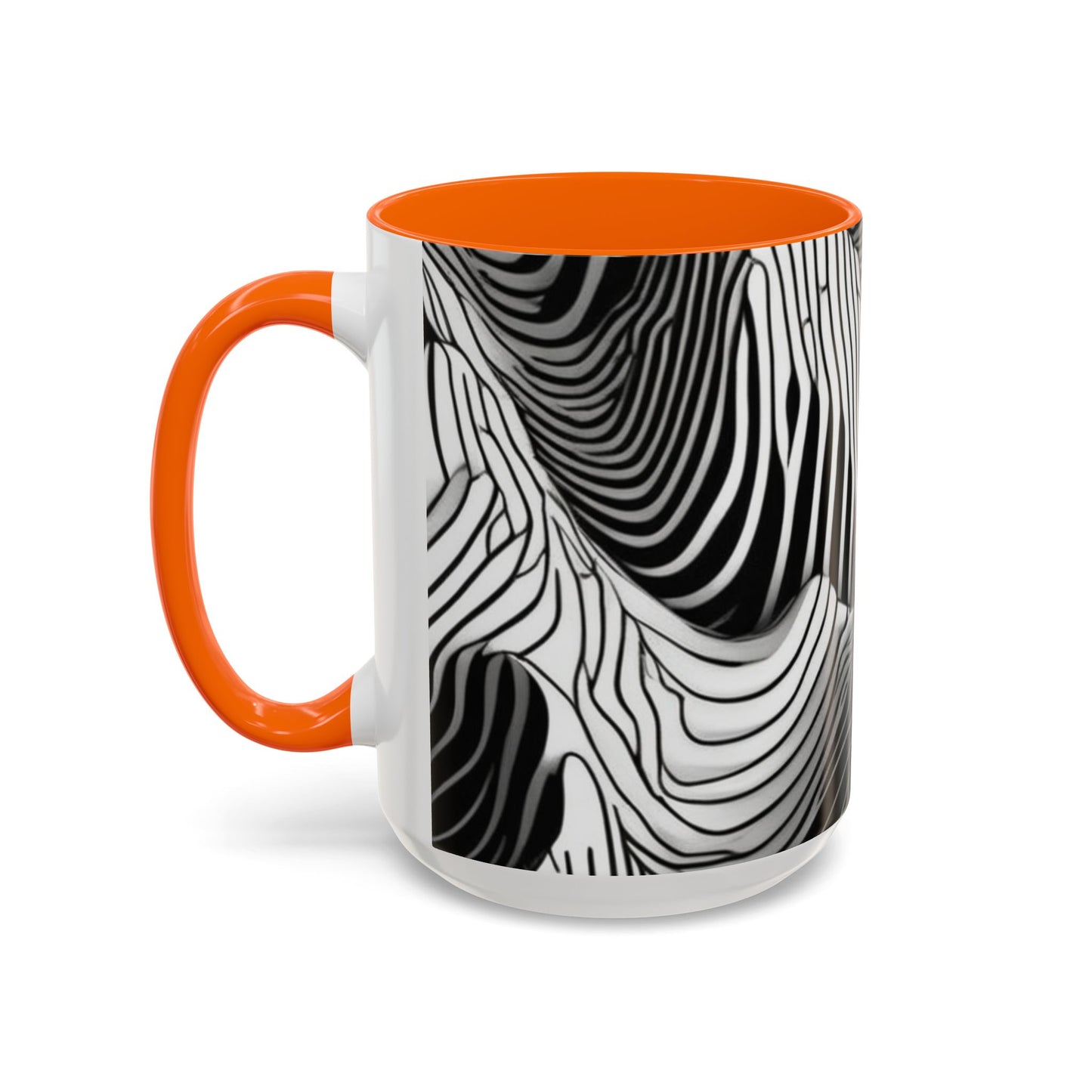 boostlete-field-day-pattern-topographic-isometric-0211 — Accent Mug 11oz/15oz
