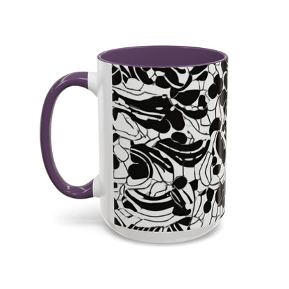 boostlete-rise-grind-pattern-dotted-line-art-0483 — Accent Mug 11/15oz