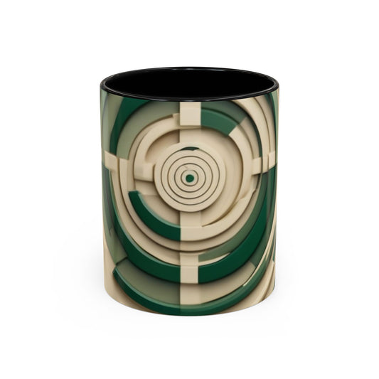 boostlete-mile-by-mile-icon-target-3d-modern-0306 — Accent Mug 11/15oz