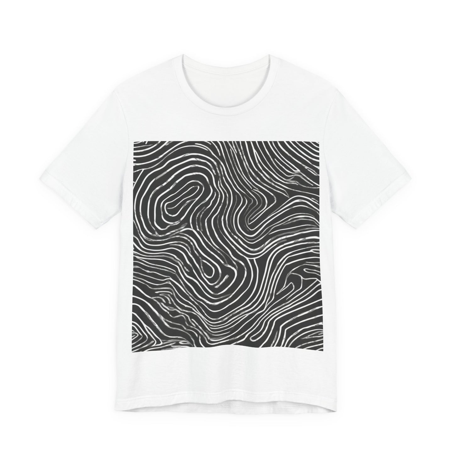 boostlete-field-day-pattern-topographic-badge-0307 — Unisex Jersey Short Sleeve (B+C 3001)