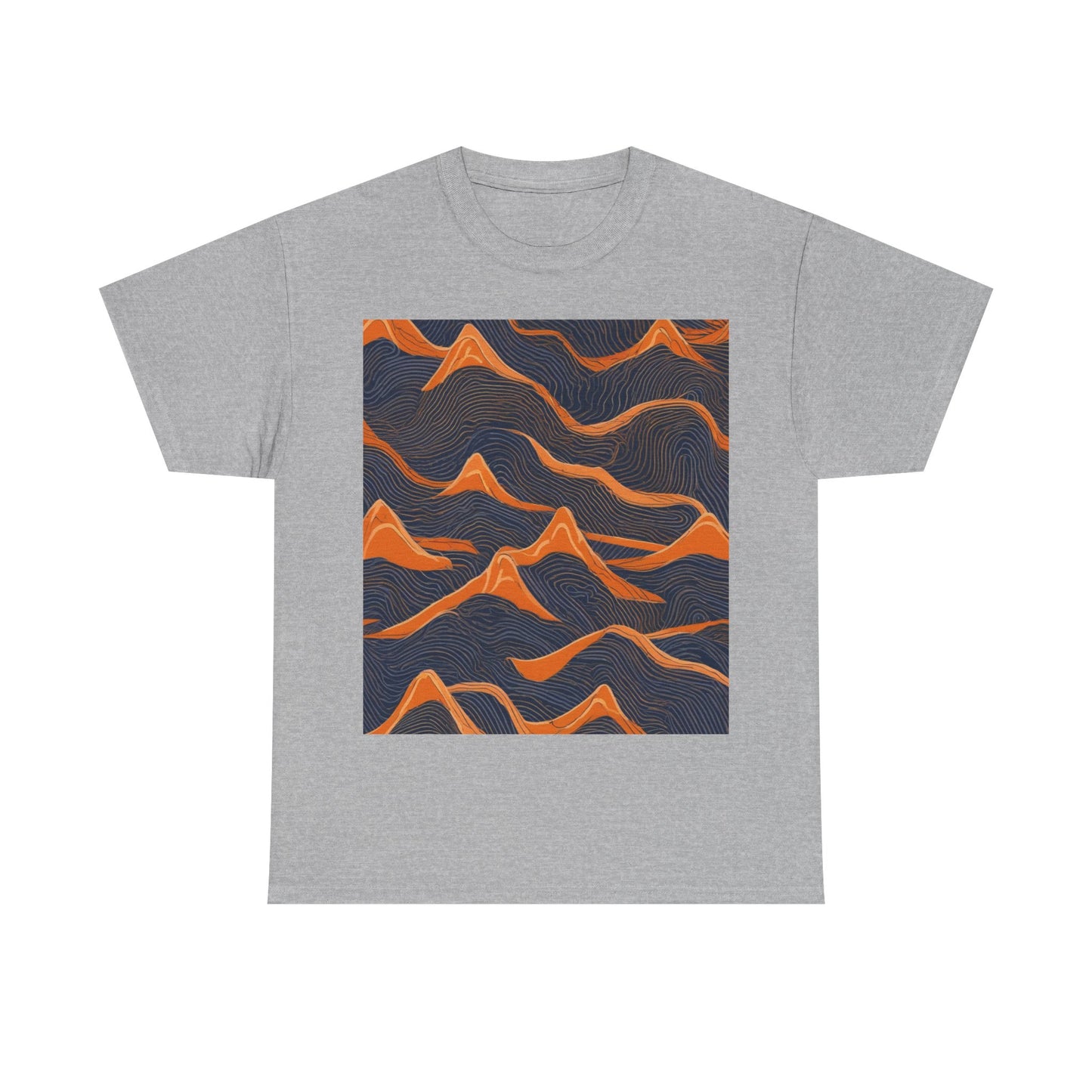 boostlete-boost-mode-pattern-topographic-engraved-0035 — Unisex Heavy Cotton Tee (Gildan 5000)