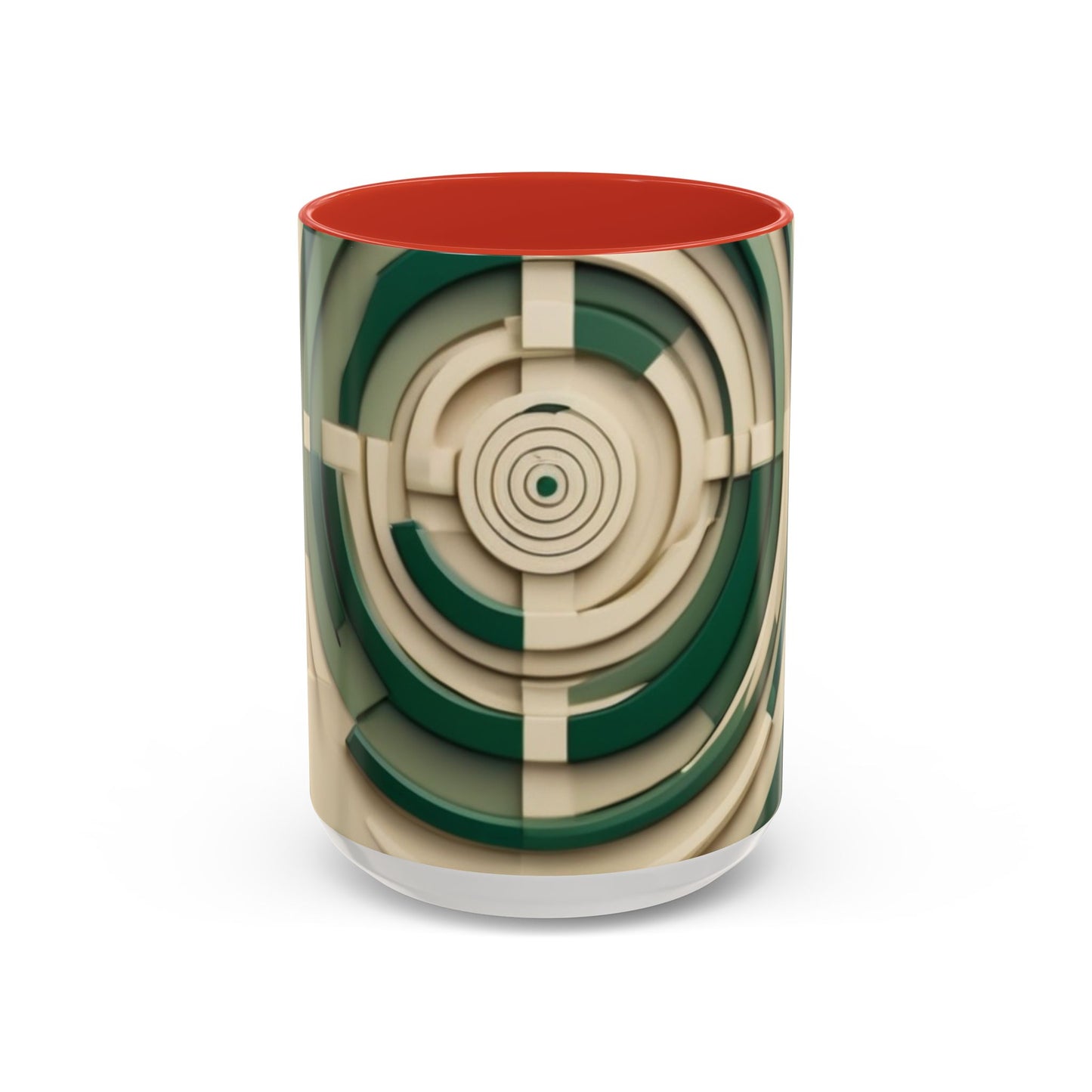 boostlete-mile-by-mile-icon-target-3d-modern-0306 — Accent Mug 11/15oz