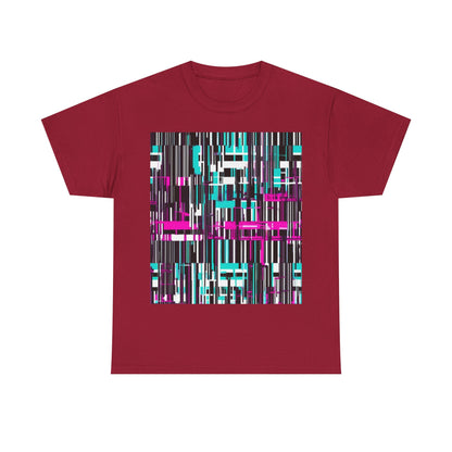 boostlete-am-crew-pattern-barcode-bold-0023 — Unisex Heavy Cotton Tee (Gildan 5000)