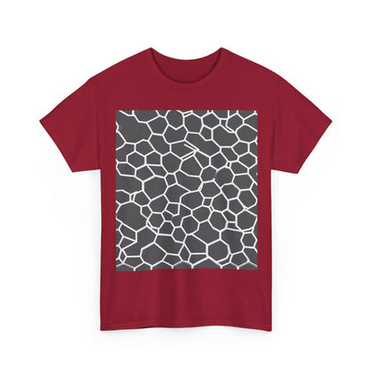 boostlete-iron-intent-pattern-hex-blueprint-0063 — Unisex Heavy Cotton Tee (Gildan 5000)