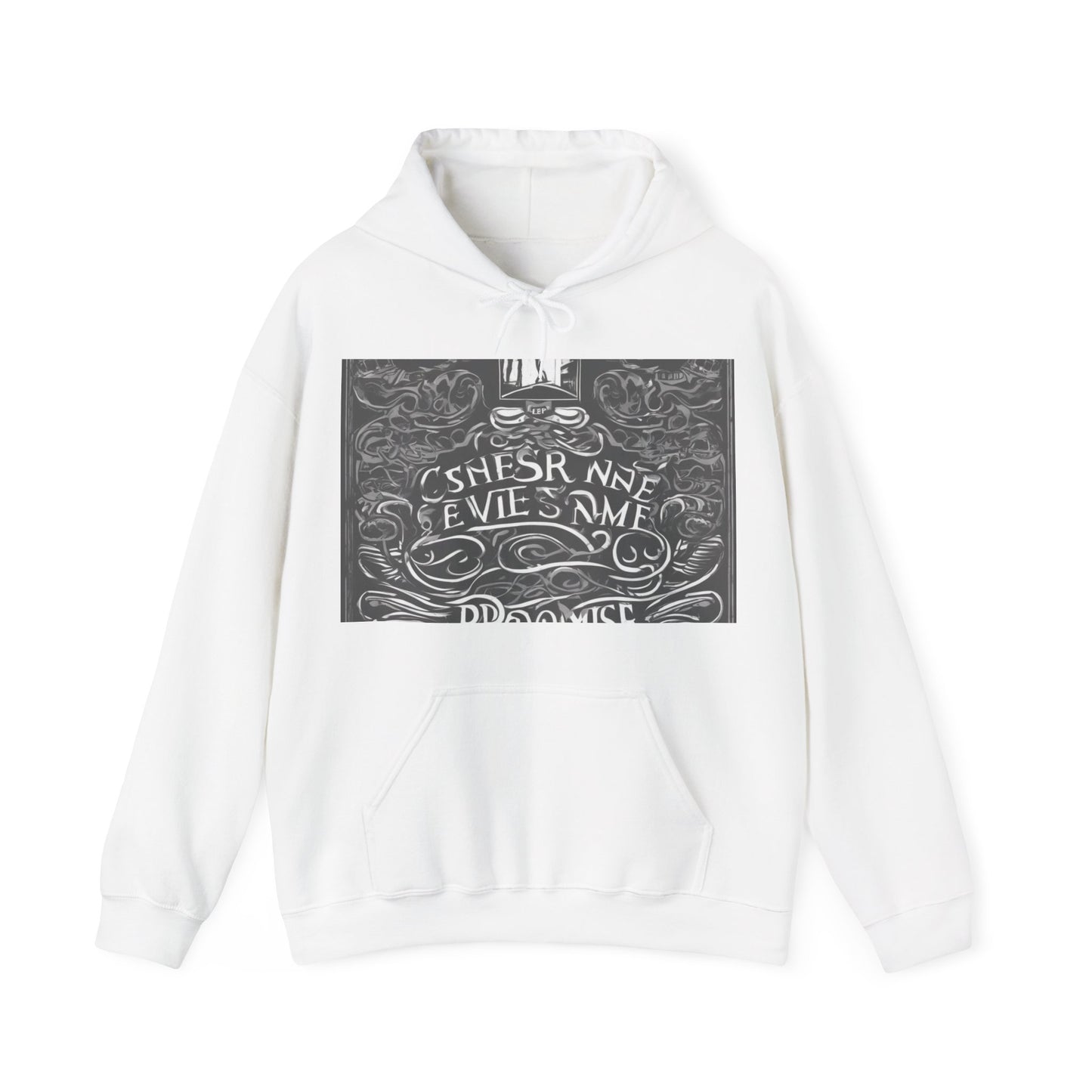 boostlete-boost-mode-type-keep-the-promise-big-monoline-0049 — Unisex Heavy Blend Hoodie (G18500)