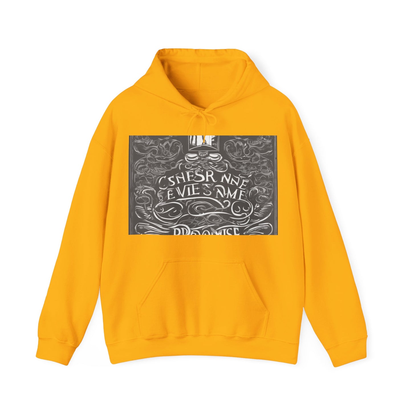 boostlete-boost-mode-type-keep-the-promise-big-monoline-0049 — Unisex Heavy Blend Hooded Sweatshirt (Gildan)