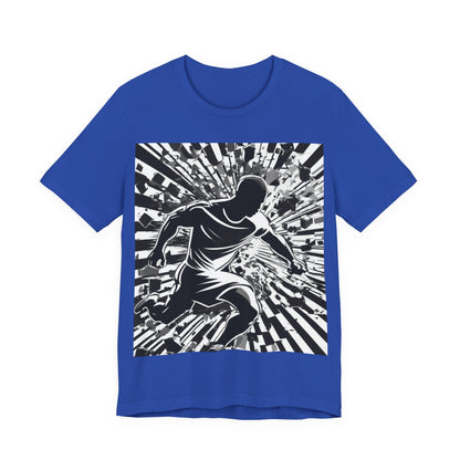 boostlete-field-day-scene-sprinter-halftone-athletic-0248 — Unisex Jersey Short Sleeve (B+C 3001)