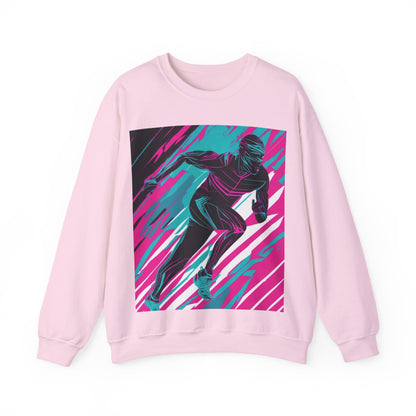 boostlete-mile-by-mile-scene-sprinter-motion-modern-0828 — Unisex Heavy Blend Crewneck (G18000)