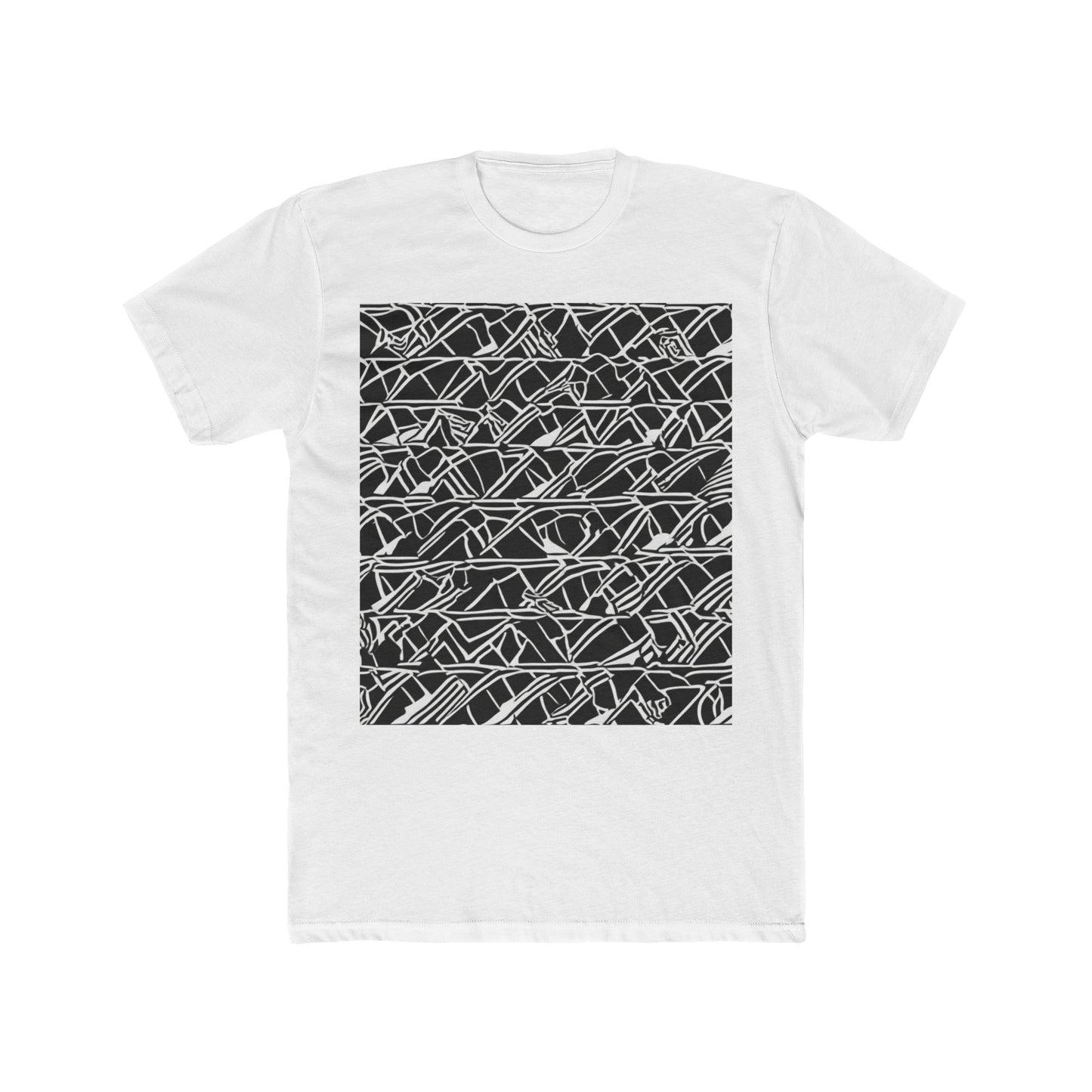 boostlete-boost-mode-pattern-stair-steps-athletic-0311 — Unisex Cotton Crew Tee (NL 3600)