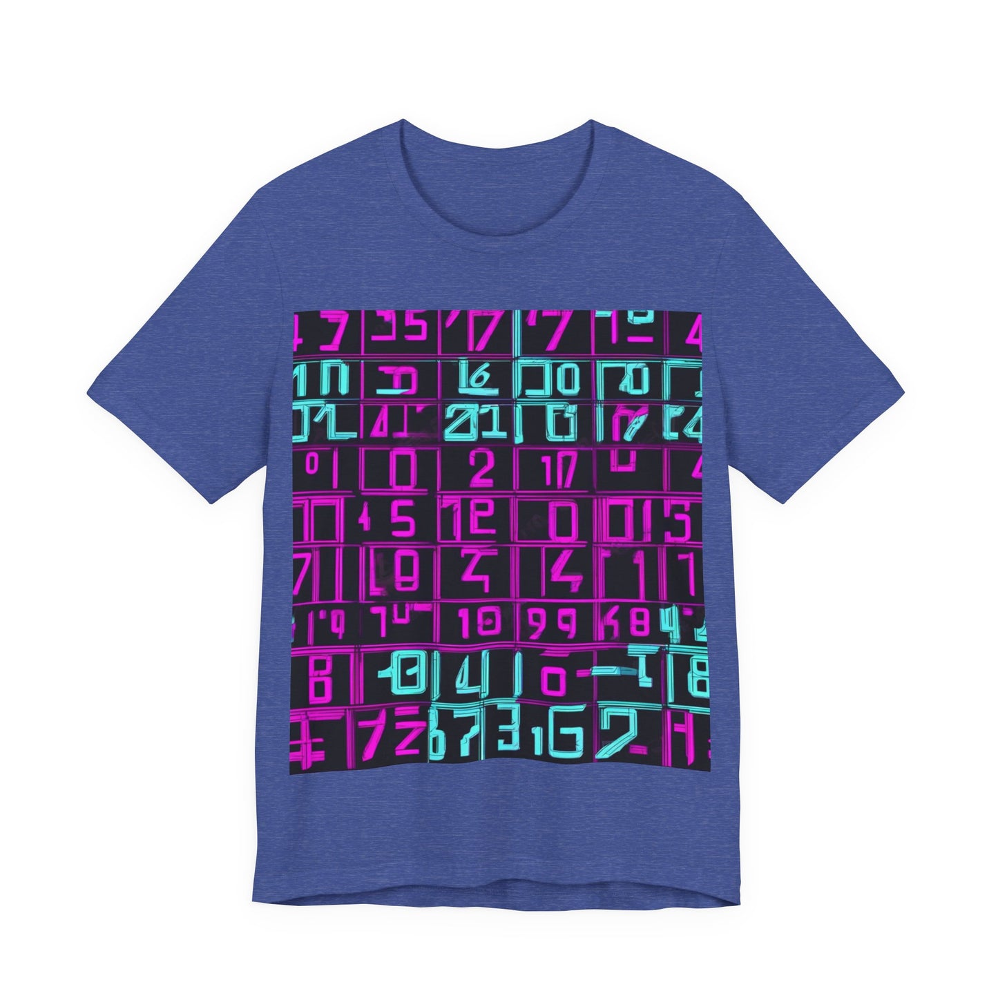 boostlete-iron-intent-pattern-plate-number-retro-0227 — Unisex Jersey Short Sleeve (B+C 3001)