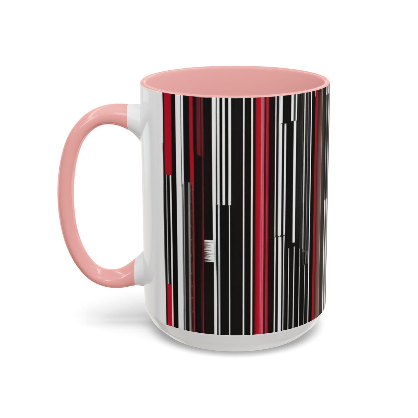 boostlete-am-crew-pattern-barcode-athletic-0911 — Accent Mug 11/15oz