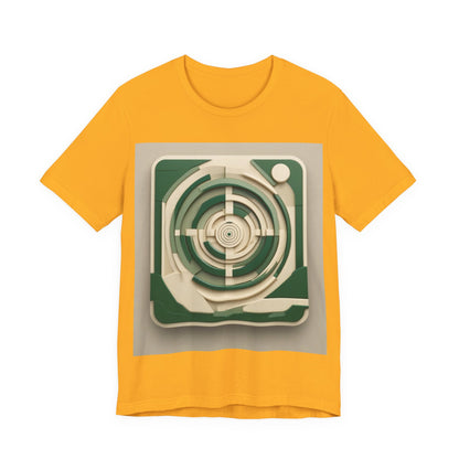 boostlete-mile-by-mile-icon-target-3d-modern-0306 — Unisex Jersey Short Sleeve (B+C 3001)