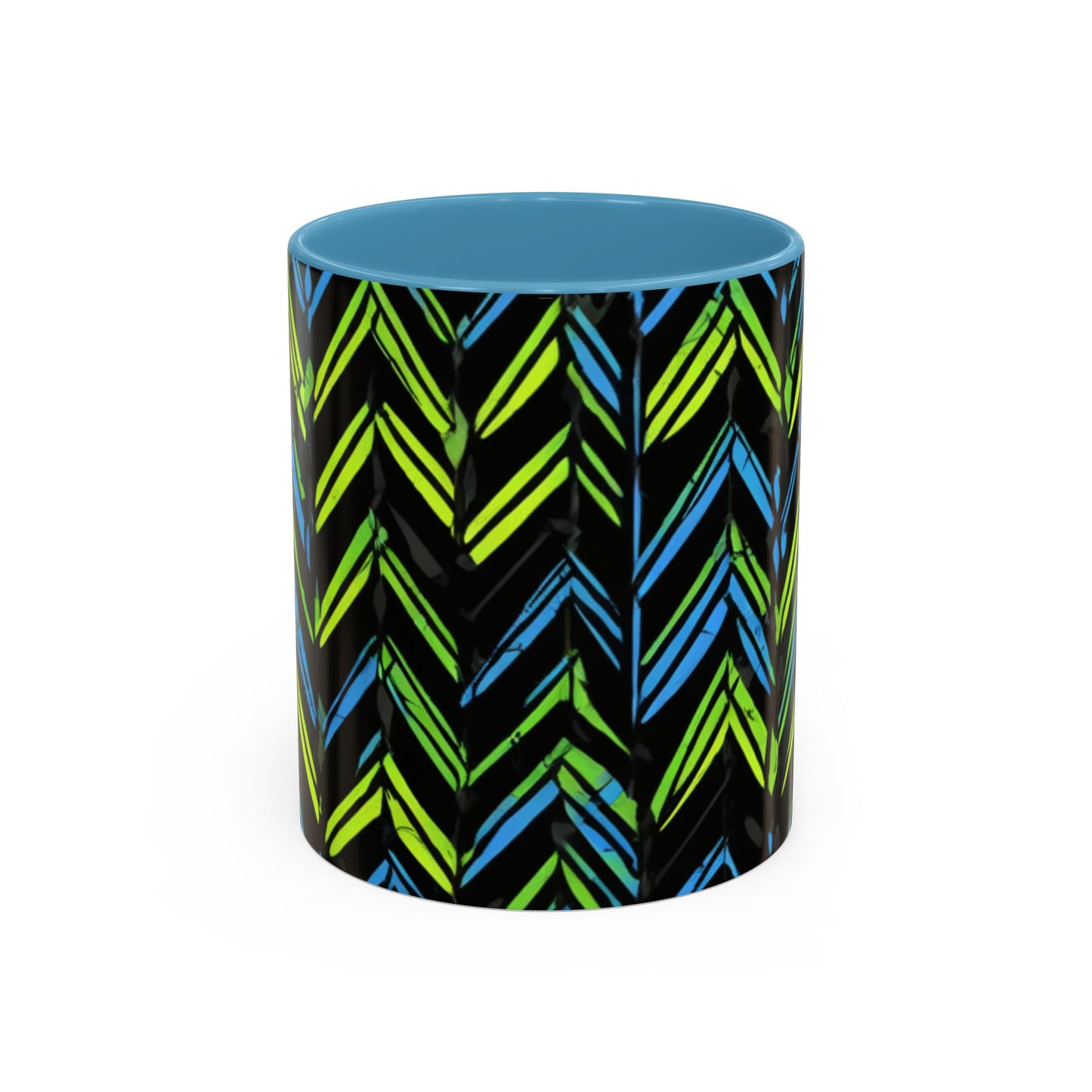 boostlete-mile-by-mile-pattern-chevron-monoline-0051 — Accent Mug 11oz/15oz