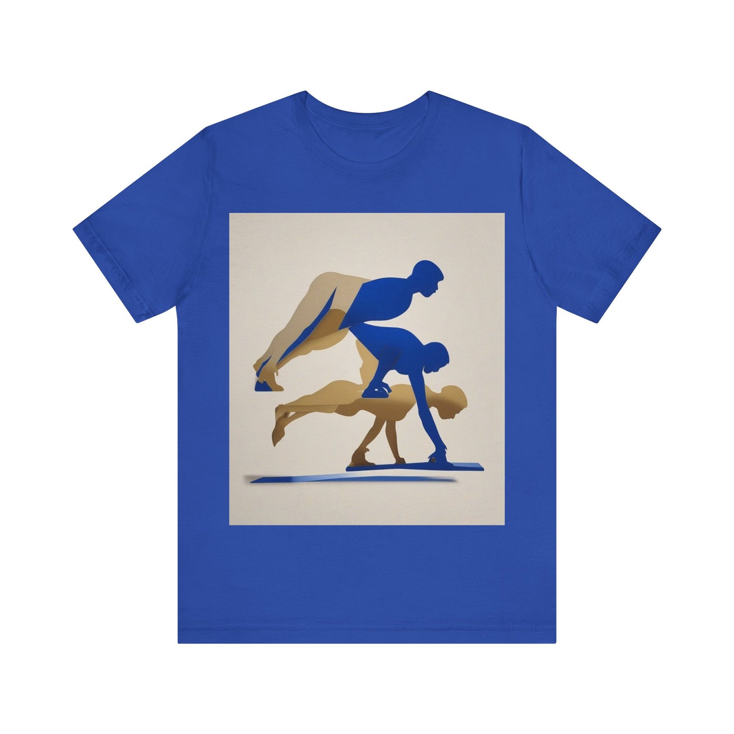 boostlete-mile-by-mile-scene-push-up-duotone-paper-0040 — Unisex Jersey Short Sleeve (B+C 3001)