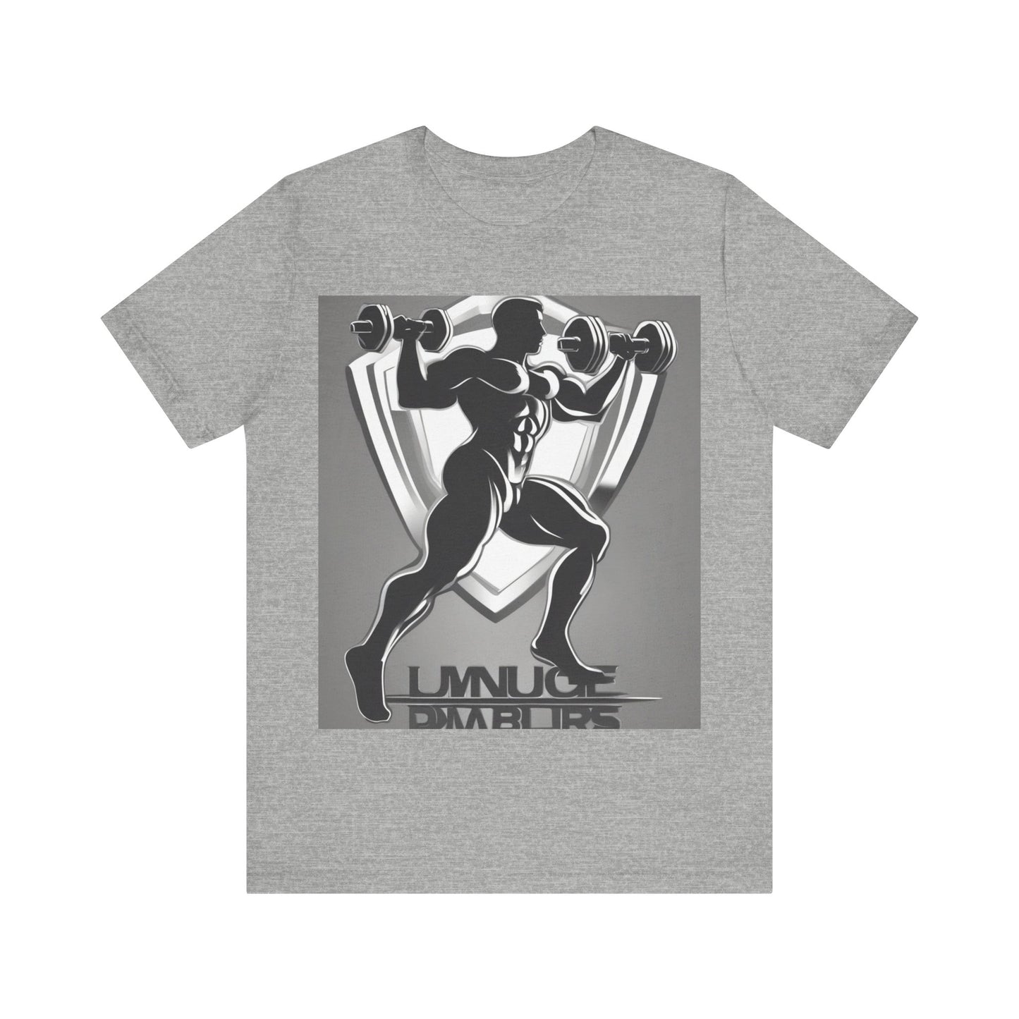 boostlete-mile-by-mile-scene-lunge-3d-athletic-0020 — Unisex Jersey Short Sleeve (B+C 3001)