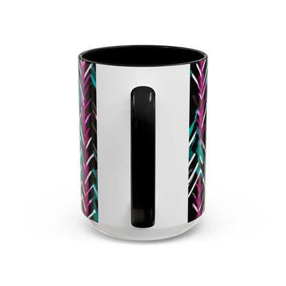 boostlete-recovery-progress-pattern-chevron-retro-0243 — Accent Mug 11/15oz