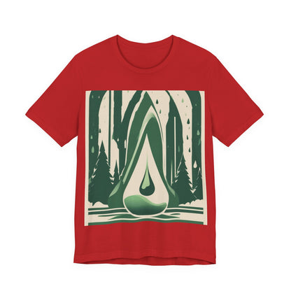 boostlete-quiet-power-icon-water-glitch-retro-0186 — Unisex Jersey Short Sleeve (B+C 3001)