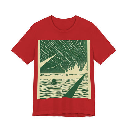 boostlete-mile-by-mile-icon-swimmer-motion-isometric-0078 — Unisex Jersey Short Sleeve (B+C 3001)