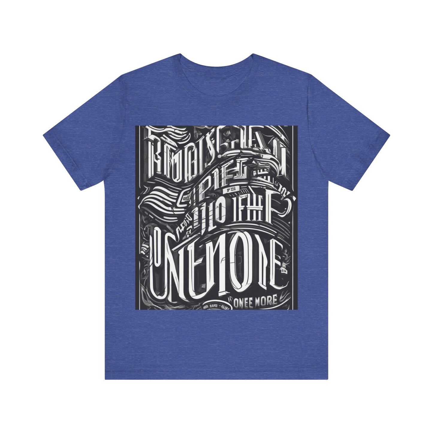 boostlete-mile-by-mile-type-one-more-split-line-art-0001 — Unisex Jersey Short Sleeve (B+C 3001)