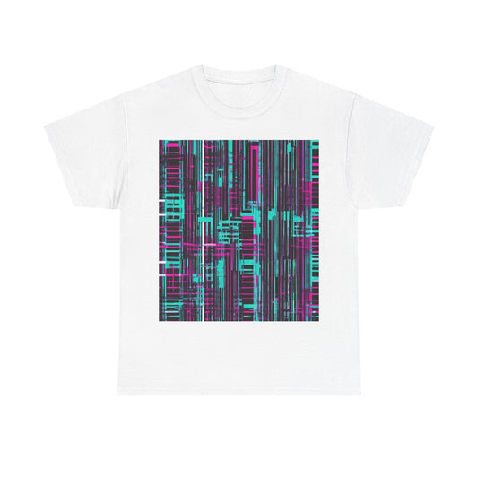 boostlete-field-day-pattern-barcode-retro-0275 — Unisex Heavy Cotton Tee (Gildan 5000)