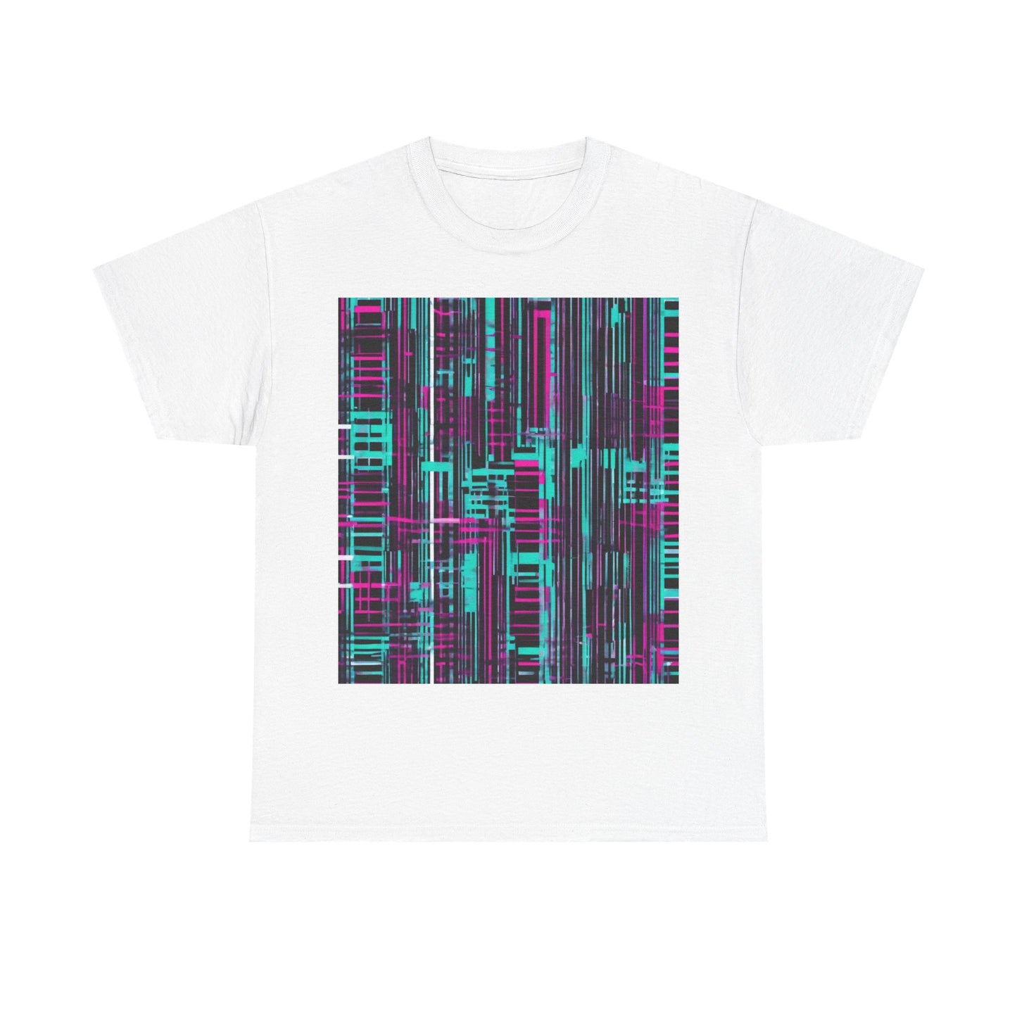 boostlete-field-day-pattern-barcode-retro-0275 — Unisex Heavy Cotton Tee (Gildan 5000)