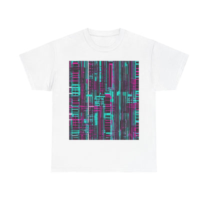 boostlete-field-day-pattern-barcode-retro-0275 — Unisex Heavy Cotton Tee (Gildan 5000)