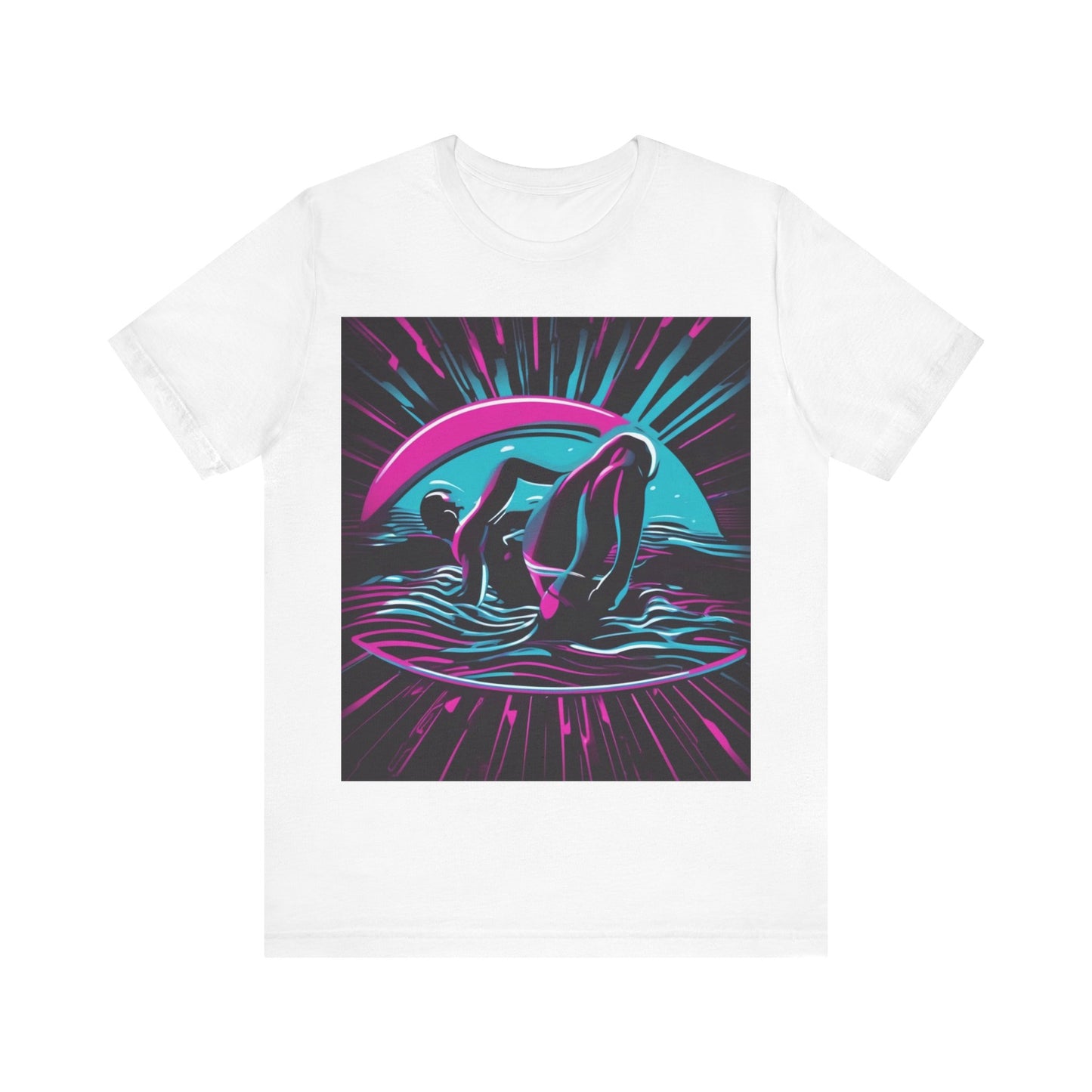 boostlete-pr-season-icon-swimmer-duotone-bold-0126 — Unisex Jersey Short Sleeve (B+C 3001)