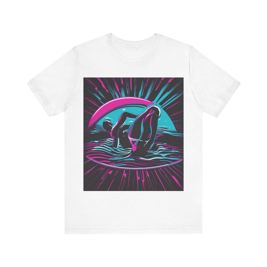 boostlete-pr-season-icon-swimmer-duotone-bold-0126 — Unisex Jersey Short Sleeve (B+C 3001)