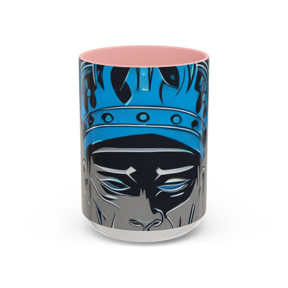 boostlete-am-crew-icon-crown-grainy-monoline-0022 — Accent Mug 11oz/15oz