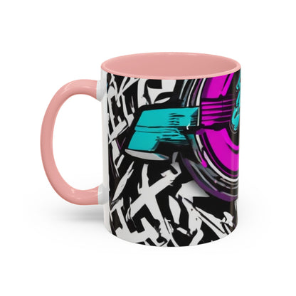 boostlete-boost-mode-type-again-badge-monoline-0293 — Accent Mug 11oz/15oz