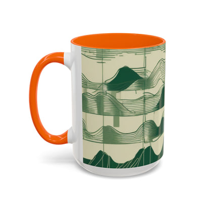 boostlete-mile-by-mile-pattern-audio-blueprint-0971 — Accent Mug 11/15oz