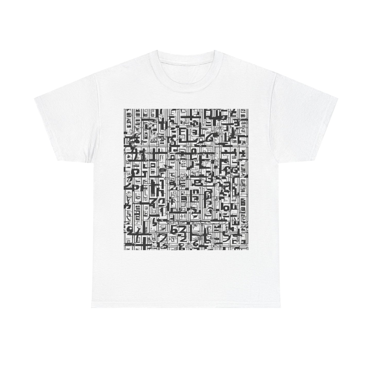 boostlete-boost-mode-pattern-plate-number-engraved-0103 — Unisex Heavy Cotton Tee (Gildan 5000)